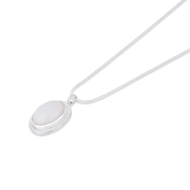 White Moonstone Sand Pendant - £195.00