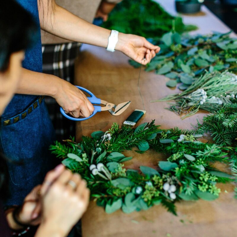 Festive Wreath Workshop – multiple dates in Dec