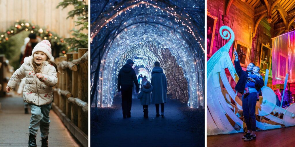 Christmas light trails across the North East in 2025