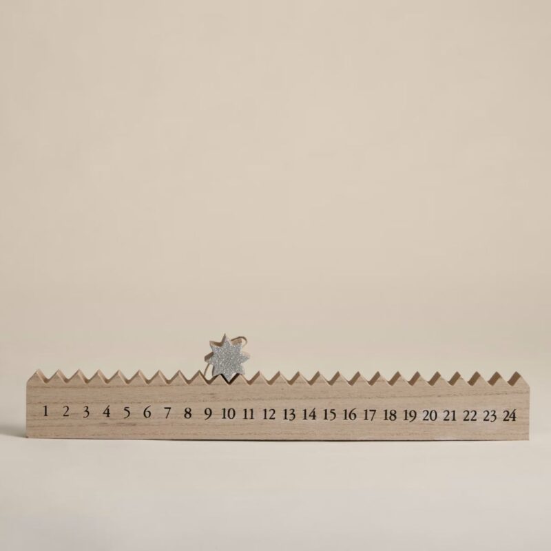 M&S – Wooden Star Advent Calendar - £12.00