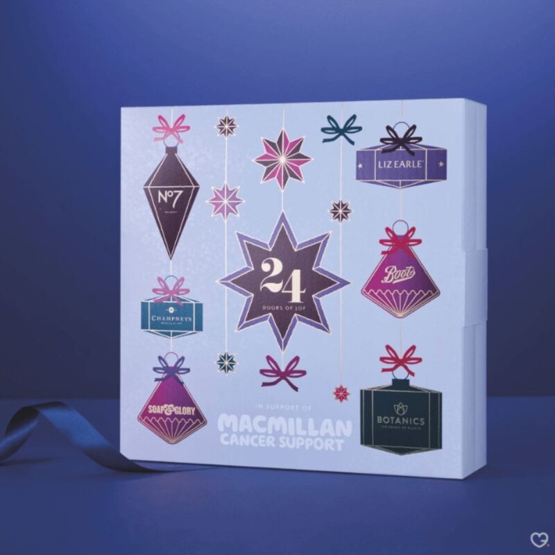 Boots – Macmillan Cancer 24 Days of Joy Beauty Advent Calendar - £44.00