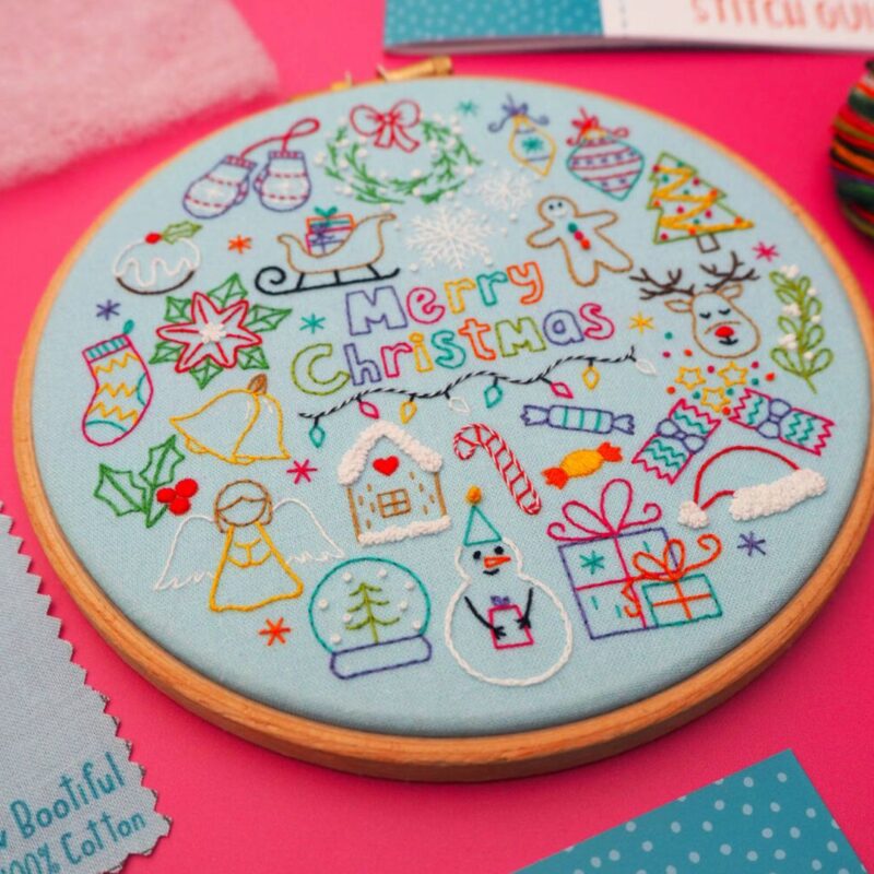Oh Sew Bootiful – Advent Embroidery Kit - £24.95