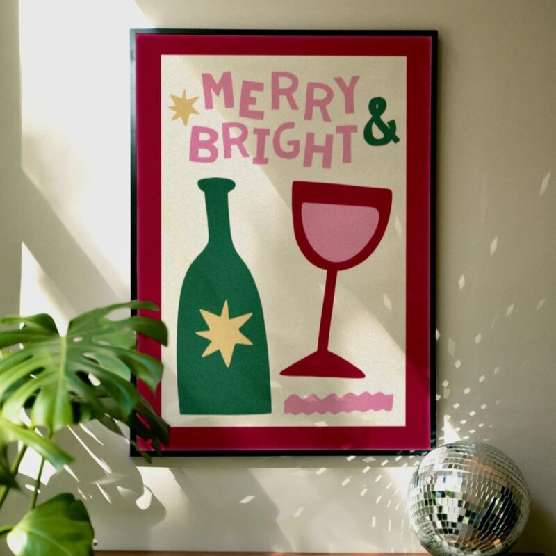 Merry & Bright Print - from £6.00
