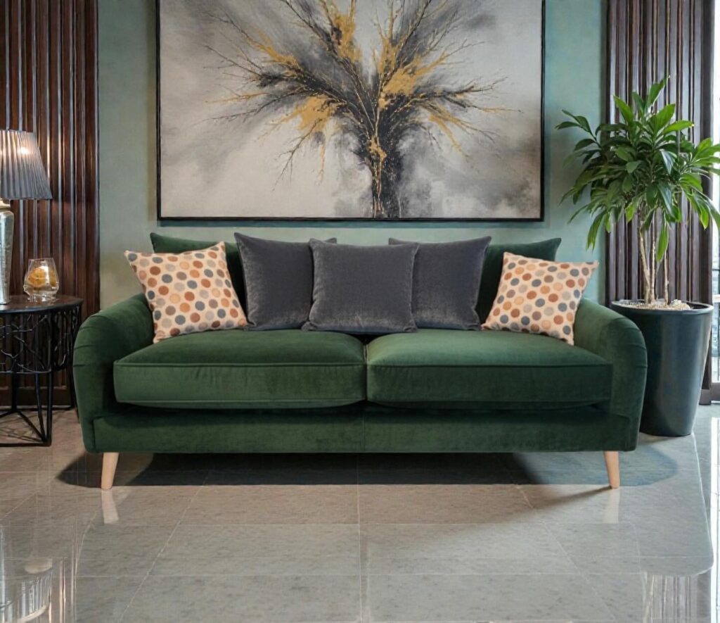Sofa handcrafted by Delcor