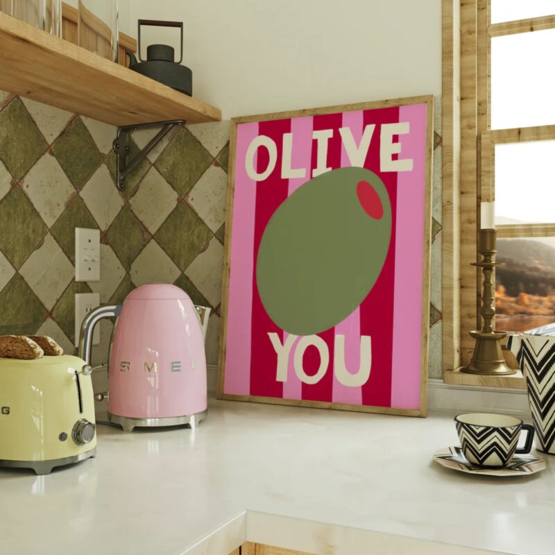 Olive You Print - from £6.00