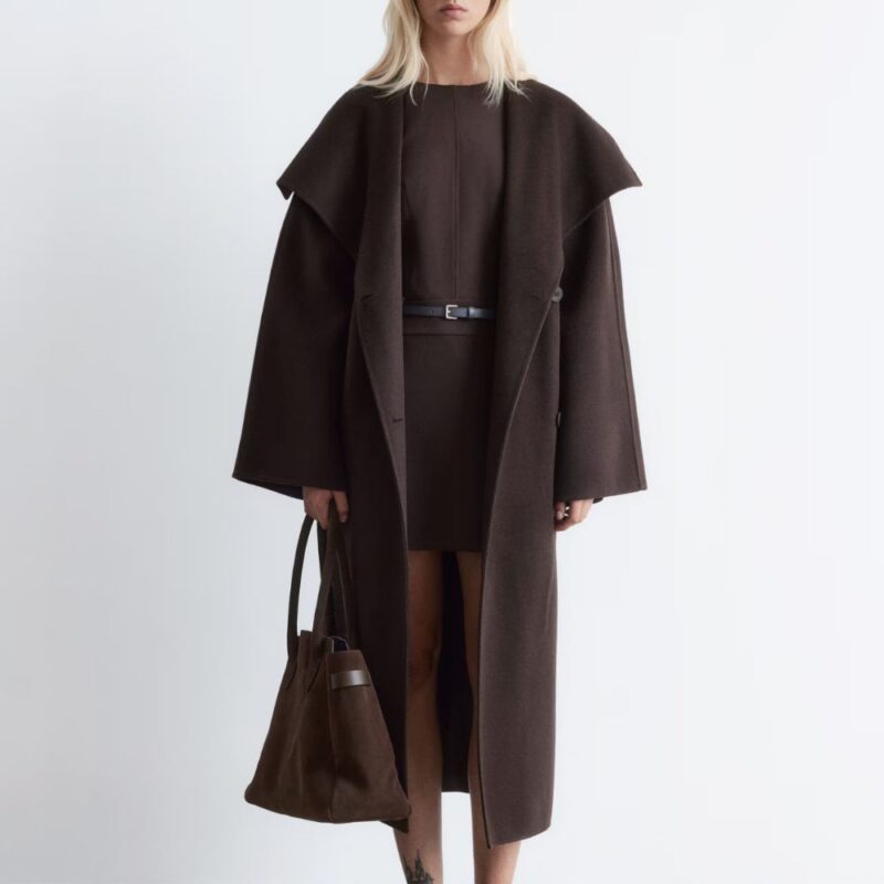 & Other Stories - Shawl Collar Wool Maxi Coat - £259.00