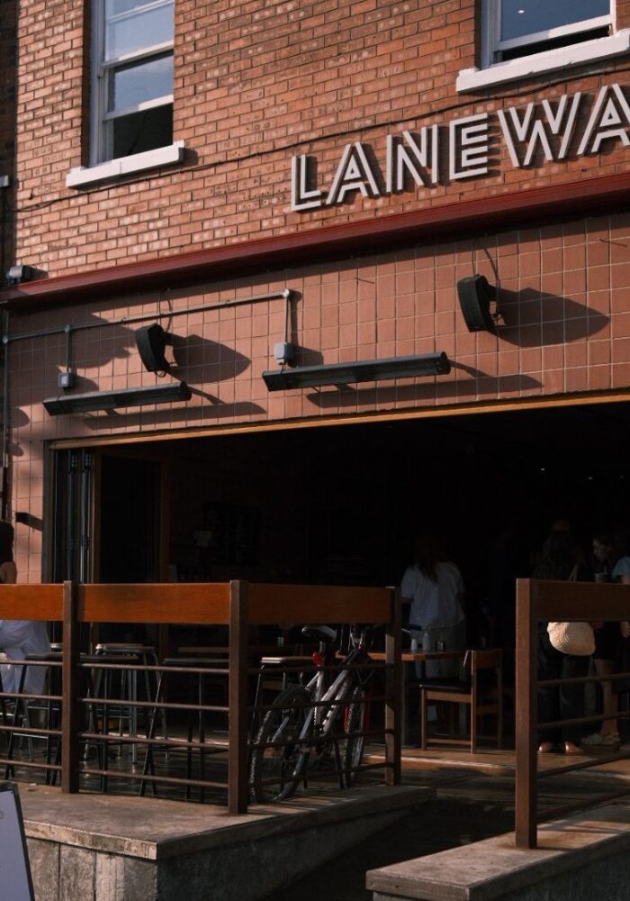 Image of the outside of Laneway Coffee, in Tynemouth
