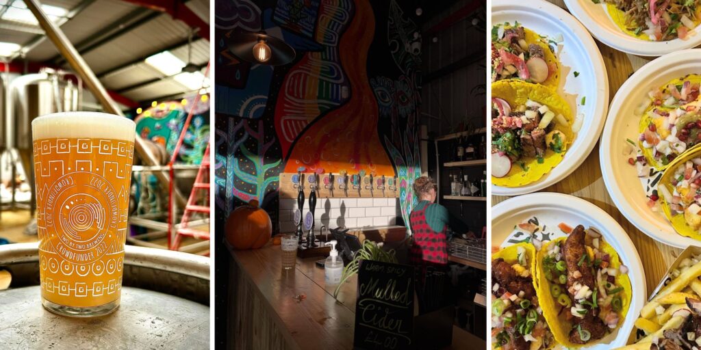 Pints, tacos and hot cherry beer