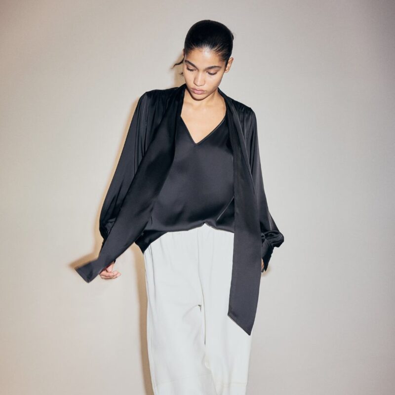 H&M - Tie Neck Blouse - £19.99