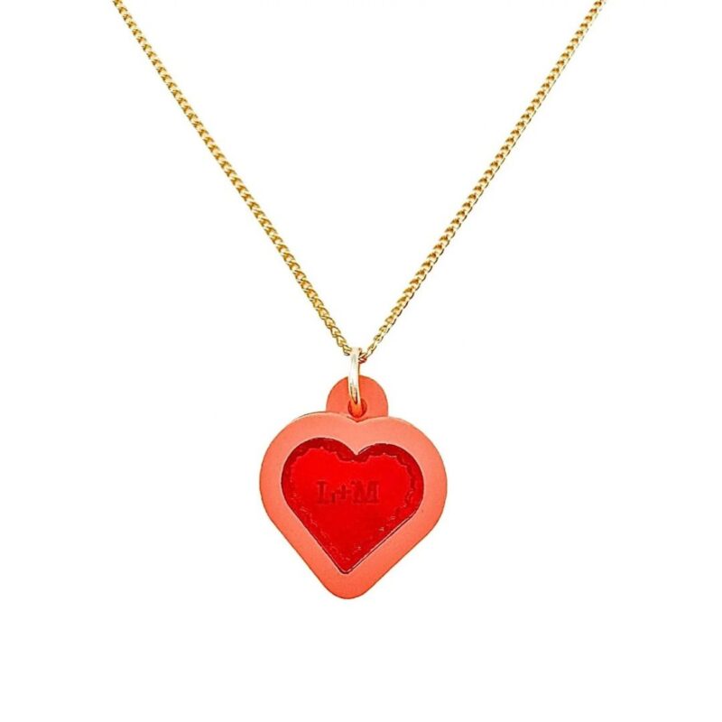 Personalised Heart Necklace - £33.00