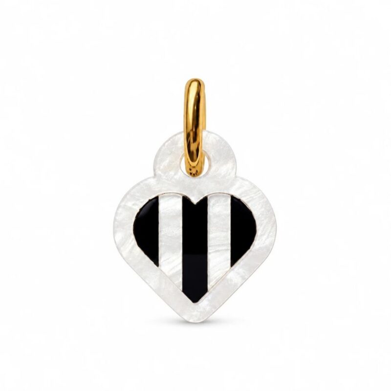 Chunky Heart – Toon Stripes Charm