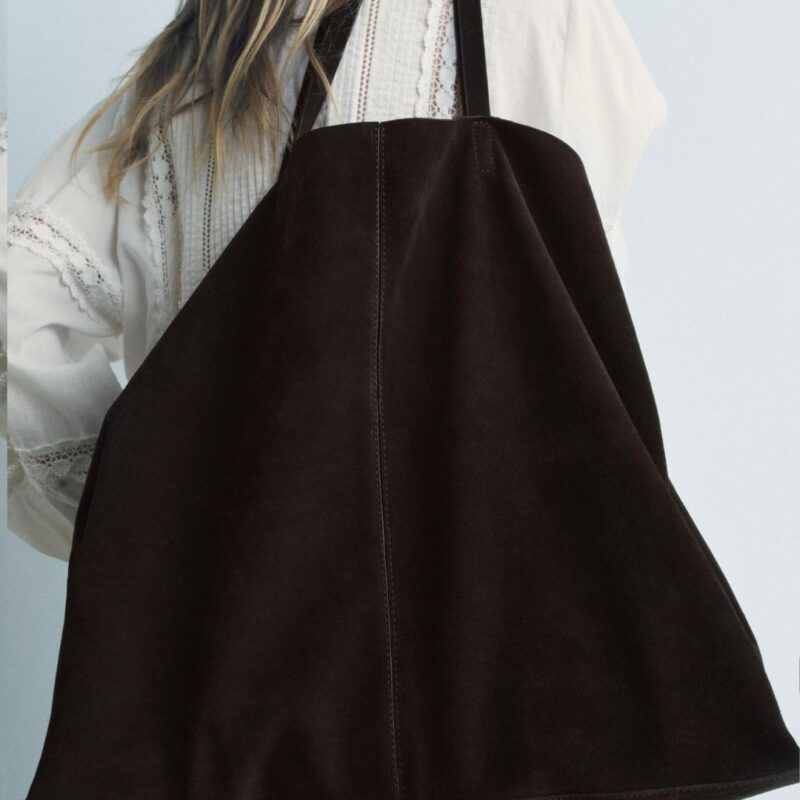 ZARA - Suede Maxi Shopper Bag - £139.00