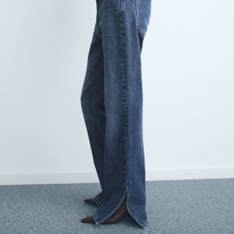 Mango - Straight Leg Jeans with Openings - now £22.99