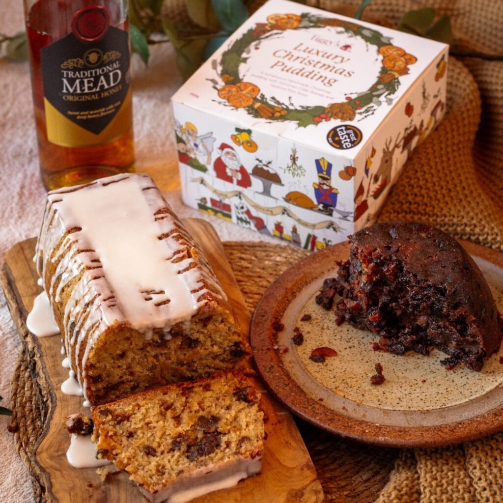 Banana and Christmas Pudding Loaf