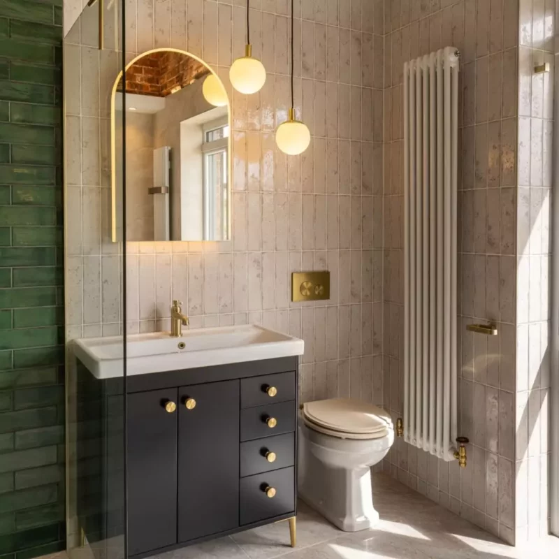 Image of a luxury bathroom created by Uventi