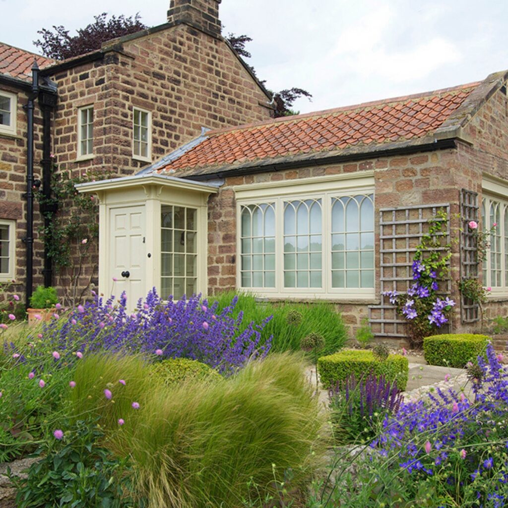 A historic home outside Harrogate. Transformed with flush casements, sash windows and a new front door — all still looking beautiful years later