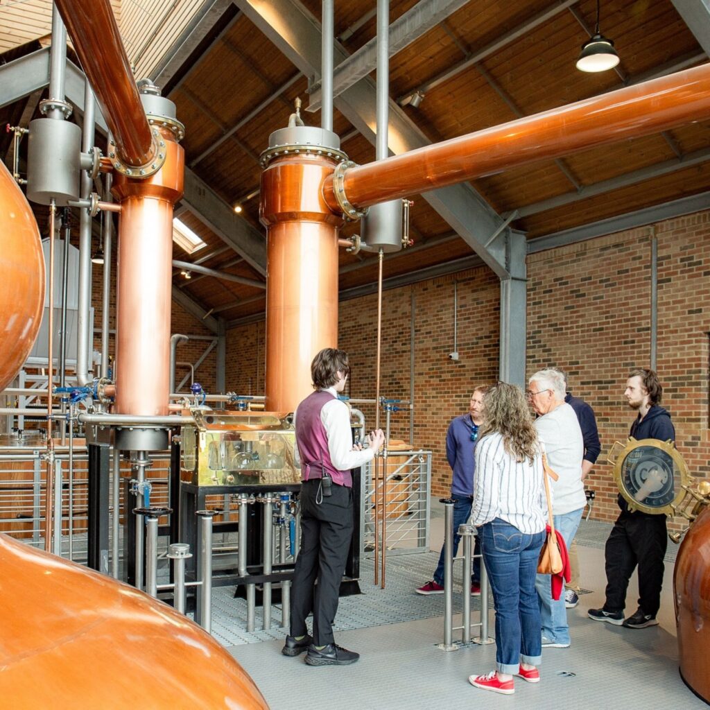 Behind-the-scenes of Ad Gefrin as Northumberland’s first single malt whisky nears release