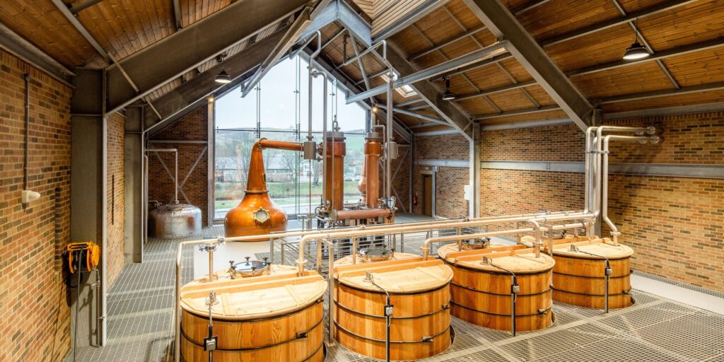 Behind-the-scenes of Ad Gefrin as Northumberland’s first single malt whisky nears release