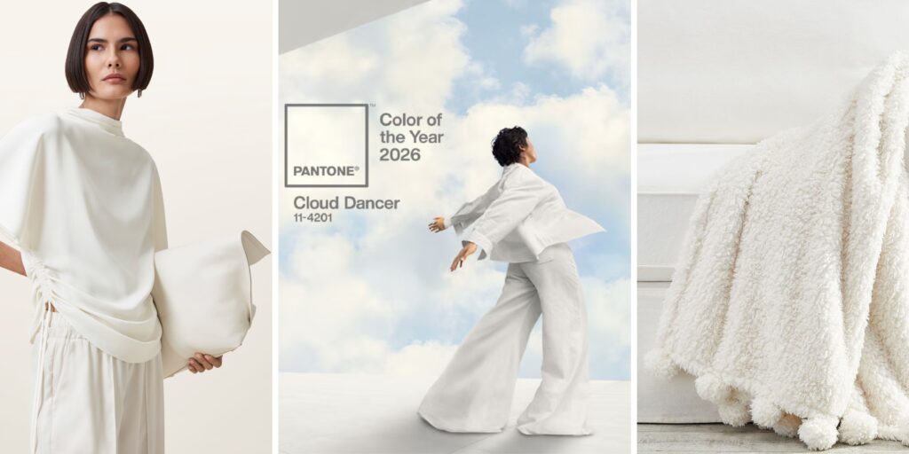 How to wear Cloud Dancer – the Pantone colour of the year 2026