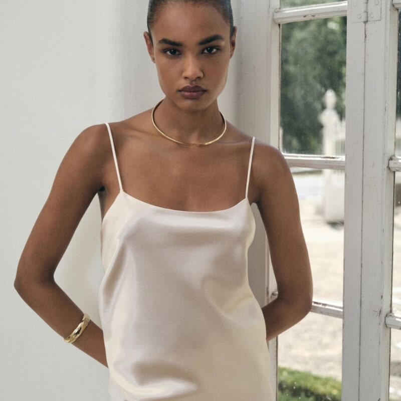 Mango - Satin Top with Straps - now £12.99