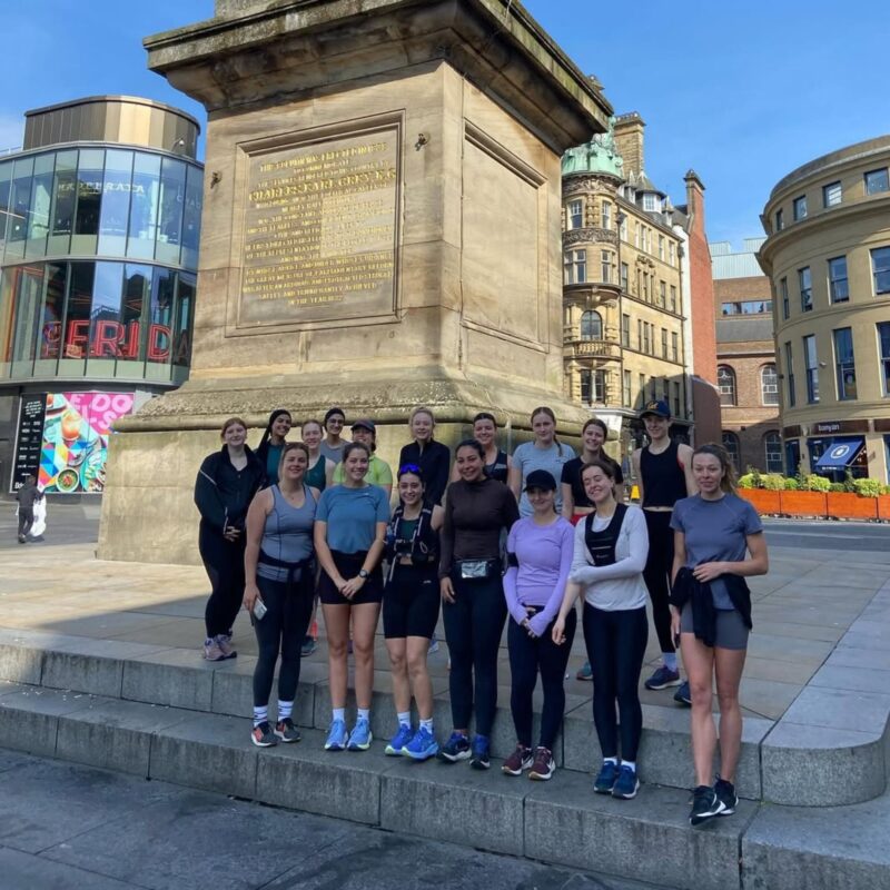Croissant run club, Newcastle