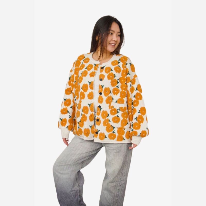 Golden Petal Cardigan - £60.00 (was £75.00)