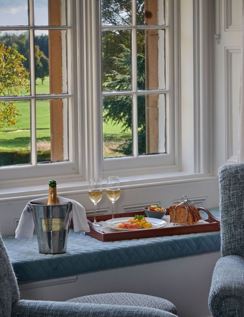 Treat your mum to this award-winning Champagne afternoon tea in Northumberland this Mother’s Day at Matfen Hall 