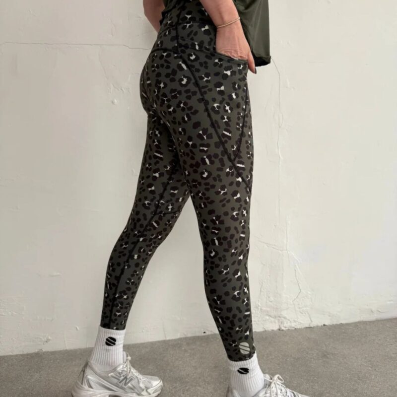 RISE Compression Leopard Print Leggings - £45.00