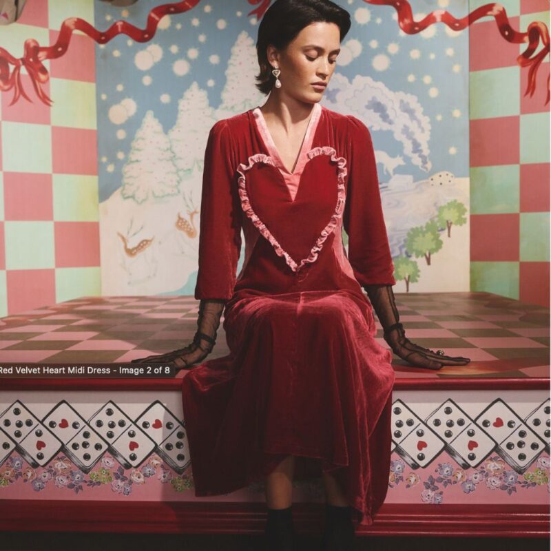 Next - Cath Kidson Heart Midi Dress - £110.00