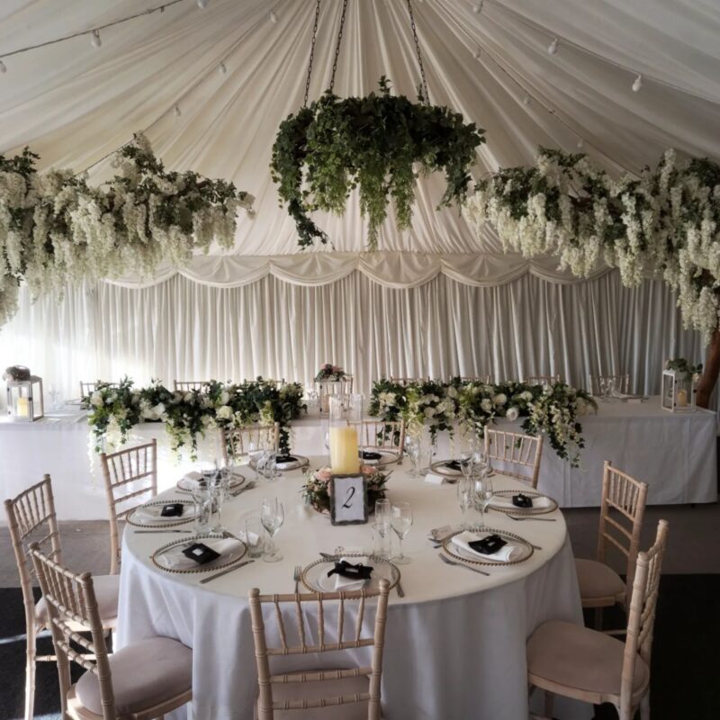 Wedding décor: Blossom Tree Hire Co