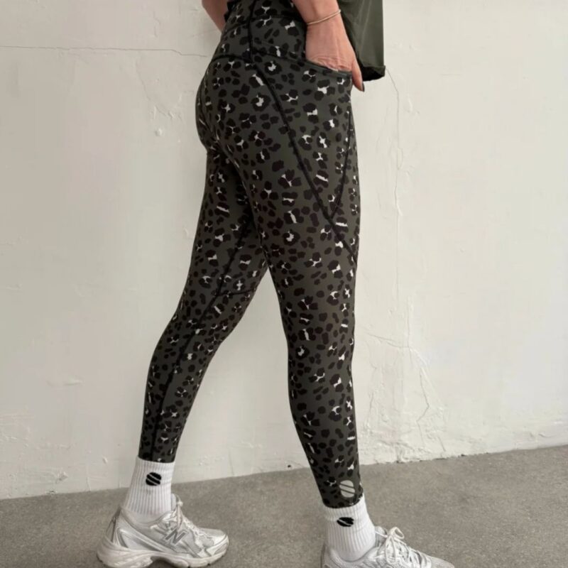 RISE Compression Leopard Print Leggings - £45.00