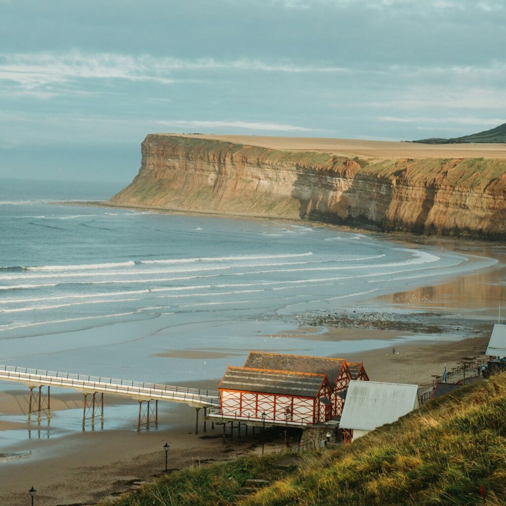 SALTBURN PIER WAS THE FIRST IRON PIER IN THE NORTH EAST AND IS THE LAST REMAINING PIER ON THE YORKSHIRE COAST