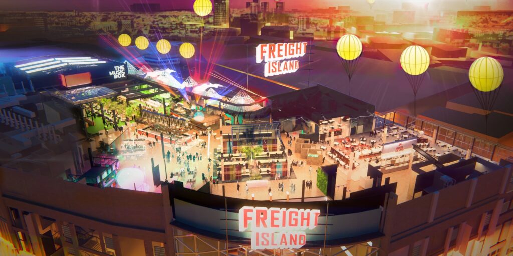 First look at Freight Island: Newcastle's newest rooftop destination