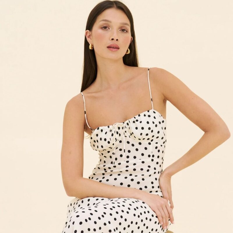 Sistergood - White Polka Slip - £105