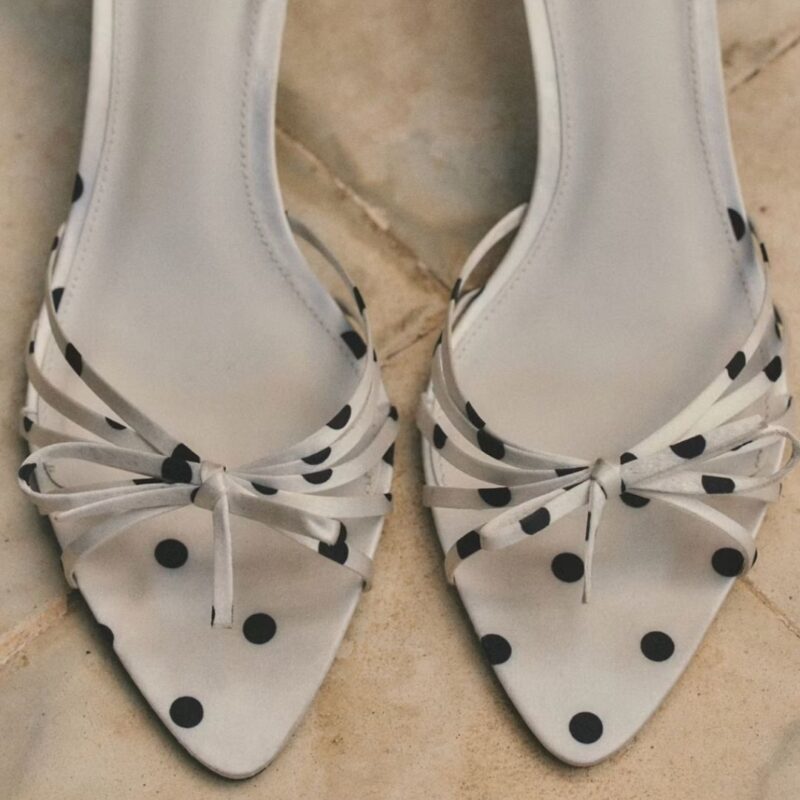 Mango - Polka Dot Strap Sandals - £45.99