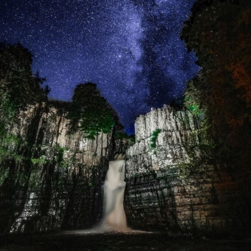 A date night that’s out of this world – new stargazing suppers at High Force Waterfall