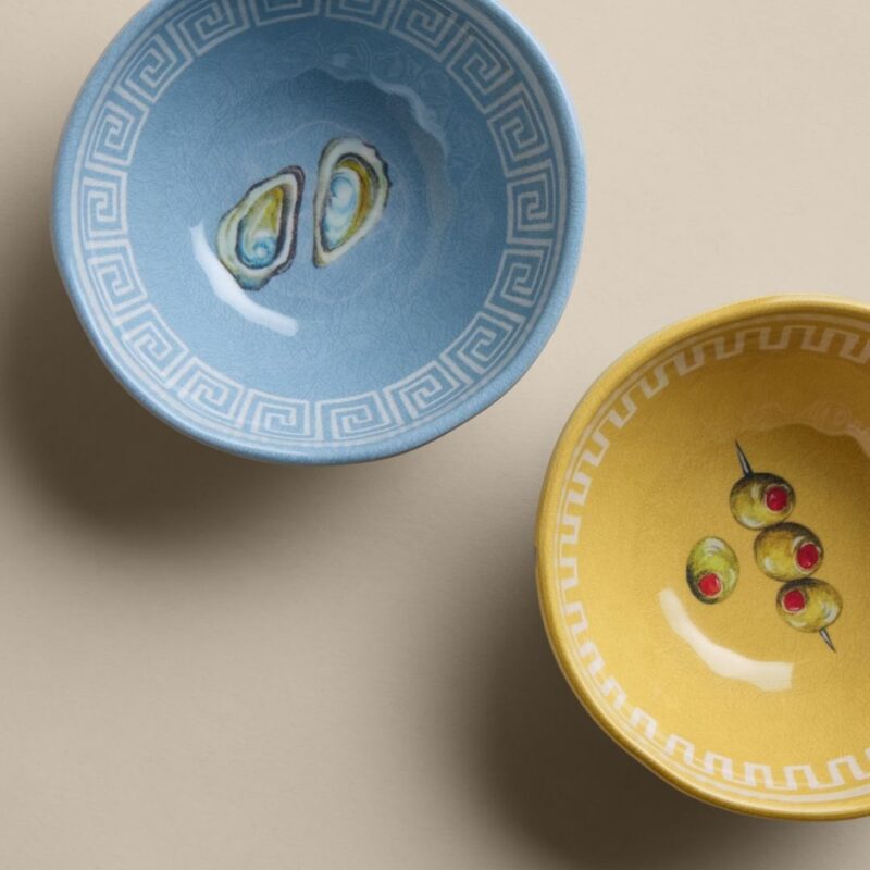 M&S - Set of 2 Coastal Picnic Nibble Bowls - £7.00