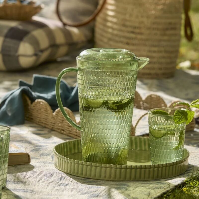 Cox & Cox, Geometric Acrylic Jug & Tumbler Set - £20.00