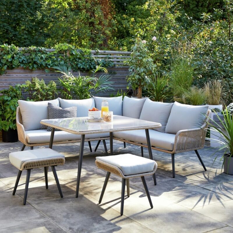 Habitat, Malta 6 Seater Garden Corner Sofa Set - £850.00