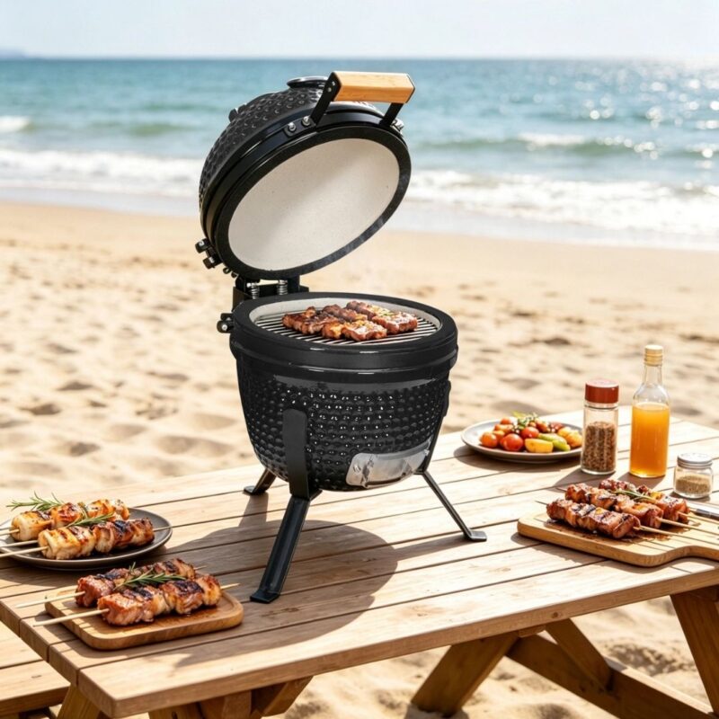 Habitat, Mini Tabletop Kamado Charcoal BBQ - £120.00