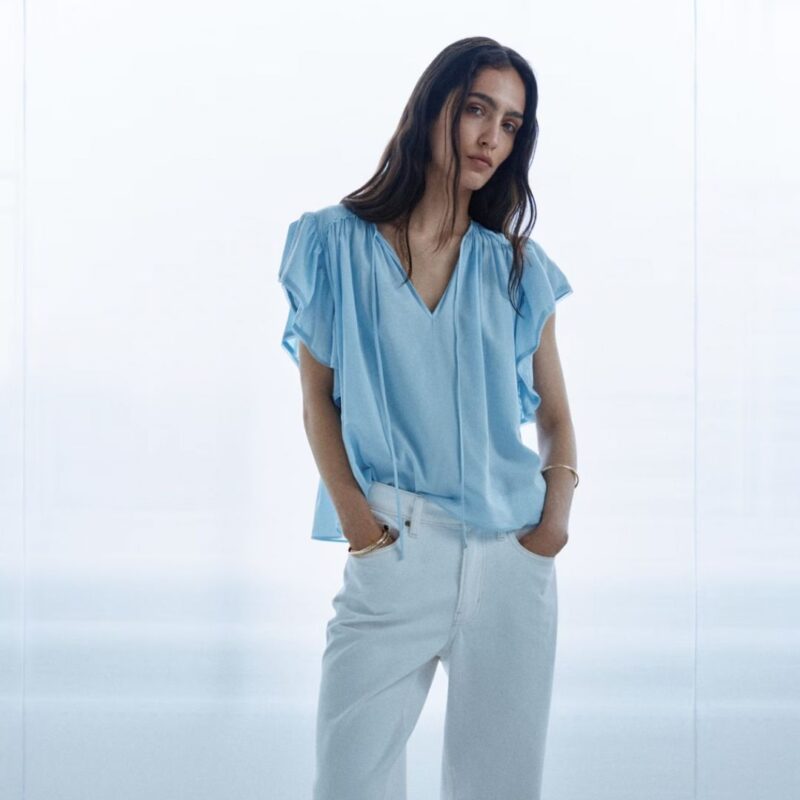 H&M - Flutter Sleeve Blouse - £19.99