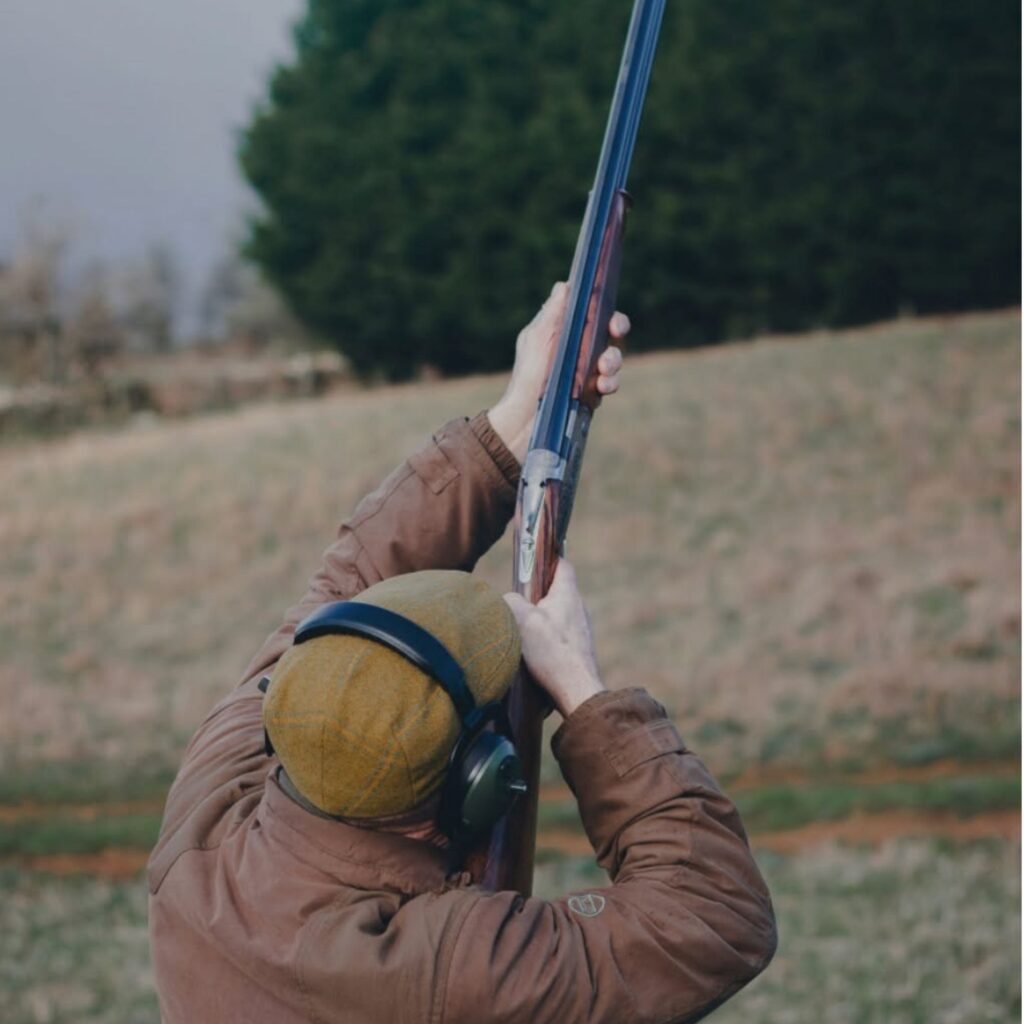 Father's Day clay pigeon shooting at Saltmoore, near Sandsend