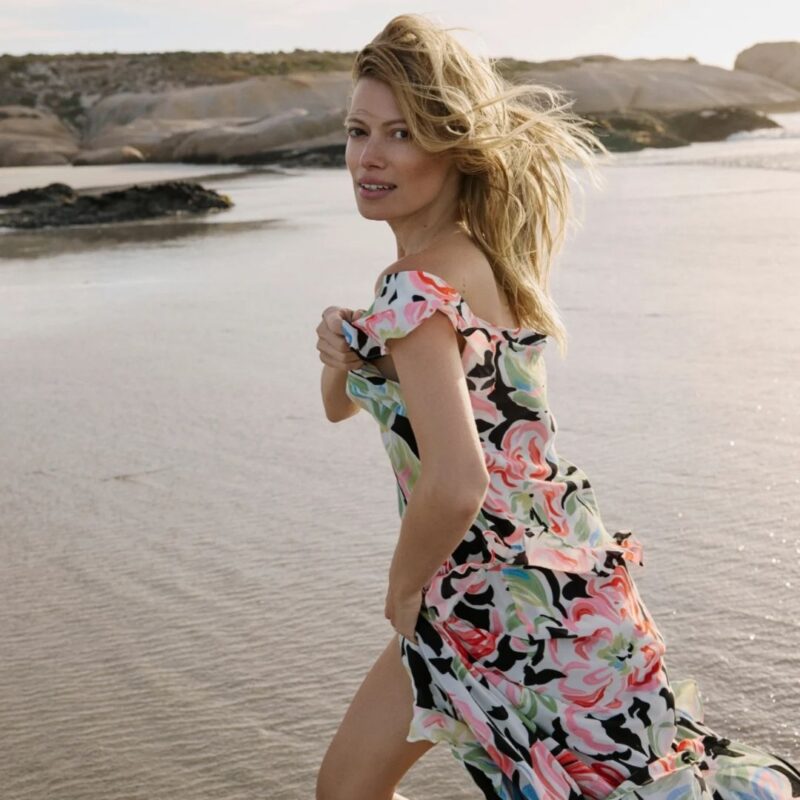 Nobody's Child - Black Floral Juniper Maxi Dress - £140.00