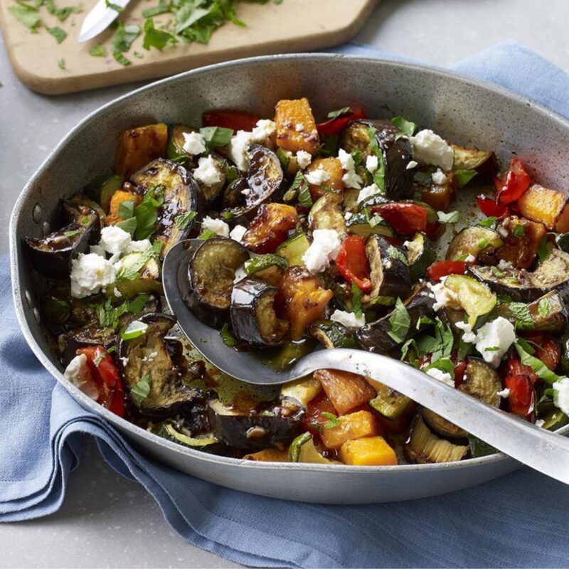 Greek Roasted Vegetables with Feta and New Potato serves 2-3 £5.60