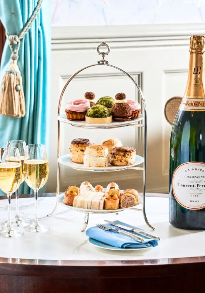 Summer afternoon tea at Matfen Hall
