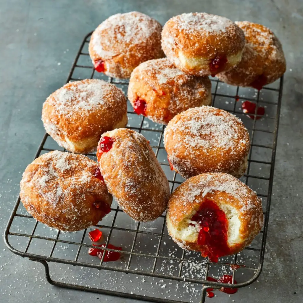 Chilli jam doughnuts