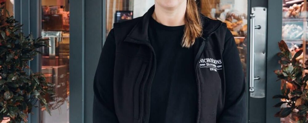 Nicholsons Butcher and Bakery Whitley Bay. Kathryn