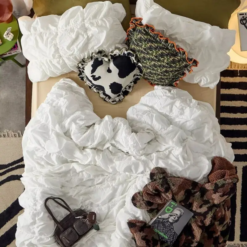 Urban Outfitters - Marshmallow Puff Duvet Set - from £55.00