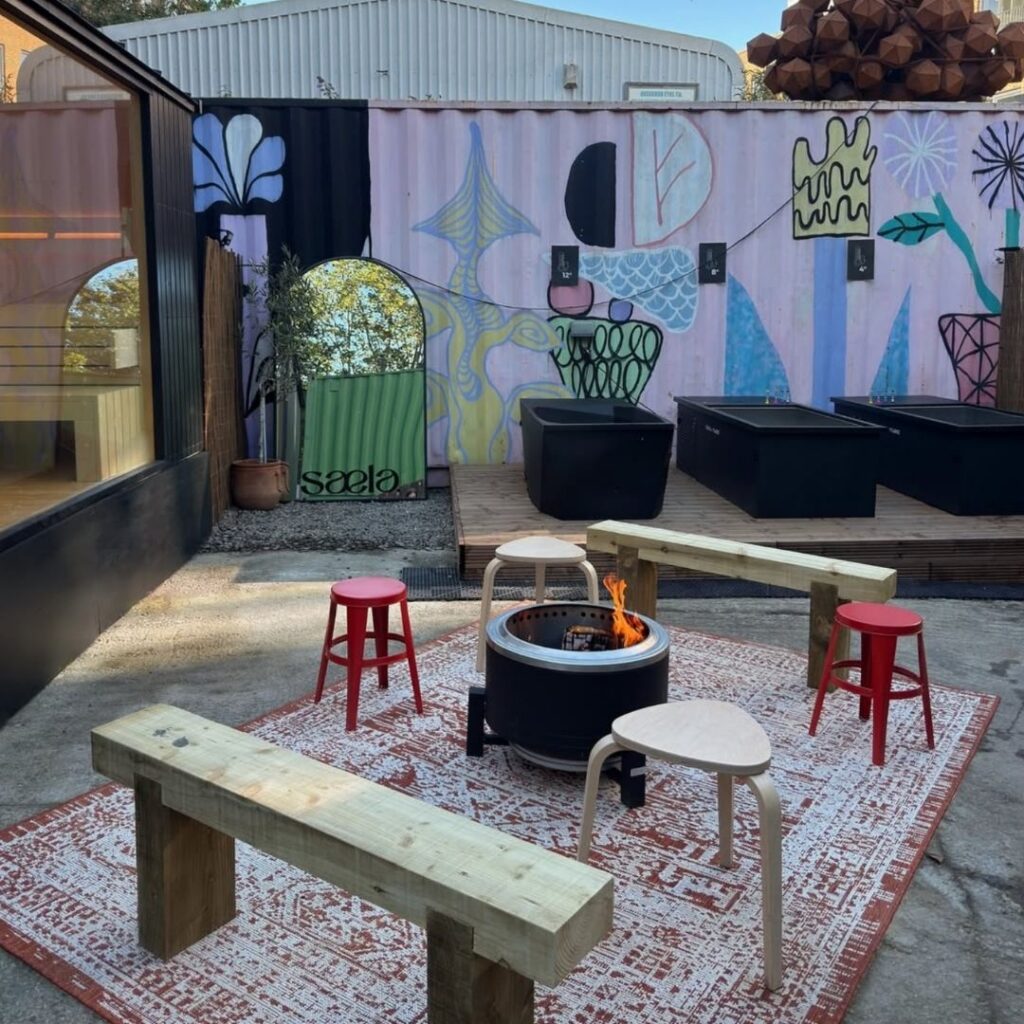 Ouseburn's hot and cold therapy spot Saela Sauna with a scandi wood-fired sauna and three outdoor cold plunges