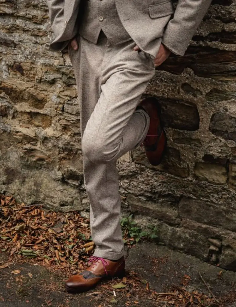 Jim Charles Brown Leather Brogues and Suit - Yorkshire